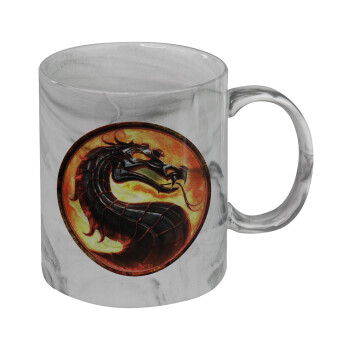 Mortal Kombat, Mug ceramic marble style, 330ml