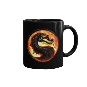 Mortal Kombat, Κούπα Μαύρη, κεραμική, 330ml