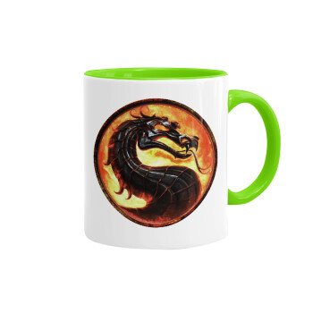 Mortal Kombat, Mug colored light green, ceramic, 330ml