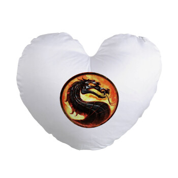 Mortal Kombat, Μαξιλάρι καναπέ καρδιά 40x40cm περιέχεται το  γέμισμα