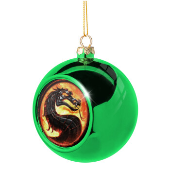 Mortal Kombat, Χριστουγεννιάτικη μπάλα δένδρου Πράσινη 8cm