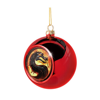 Mortal Kombat, Χριστουγεννιάτικη μπάλα δένδρου Κόκκινη 8cm