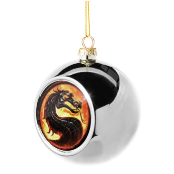 Mortal Kombat, Χριστουγεννιάτικη μπάλα δένδρου Ασημένια 8cm