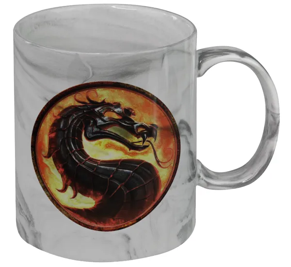Mortal Kombat — Mug ceramic marble style, 330ml