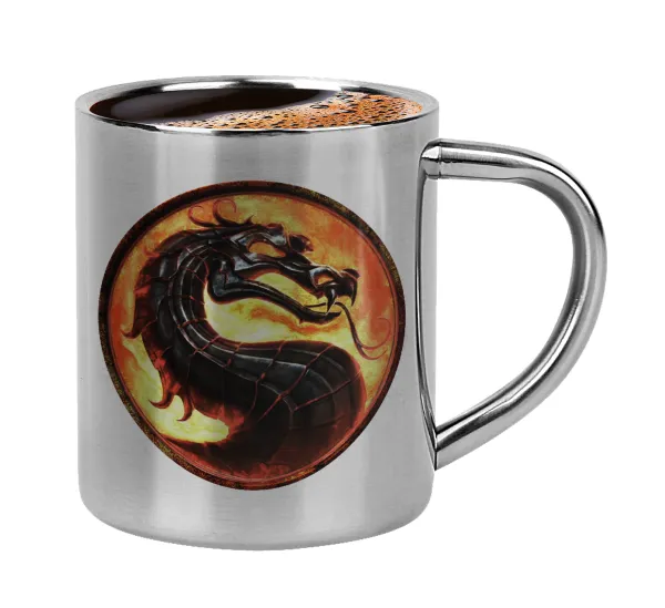 Mortal Kombat — Κουπάκι μεταλλικό διπλού τοιχώματος για espresso (220ml)
