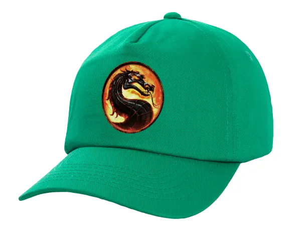 Mortal Kombat — Καπέλο Ενηλίκων Baseball, 100% Βαμβακερό,  Πράσινο (ΒΑΜΒΑΚΕΡΟ, ΕΝΗΛΙΚΩΝ, UNISEX, ONE SIZE)
