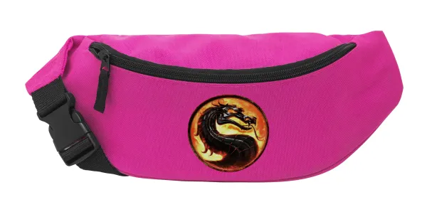 Mortal Kombat — Unisex waist bag (banana) in PINK color with 2 pockets
