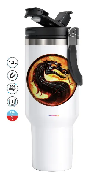 Mortal Kombat — Mega Travel Mug / Travel Mug, double walled (thermal) 1.2L