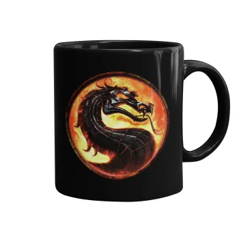 Mortal Kombat, Mug black, ceramic, 330ml