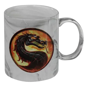Mortal Kombat, Mug ceramic marble style, 330ml