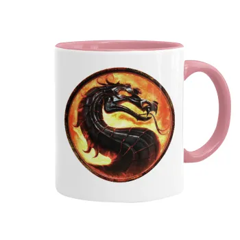 Mortal Kombat, Mug colored pink, ceramic, 330ml