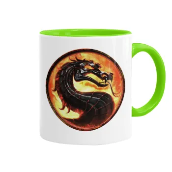Mortal Kombat, Mug colored light green, ceramic, 330ml