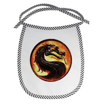 Mortal Kombat, Σαλιάρα μωρού αλέκιαστη με κορδόνι Μαύρη