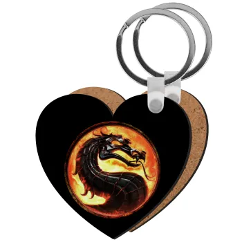 Mortal Kombat, Μπρελόκ Ξύλινο καρδιά MDF