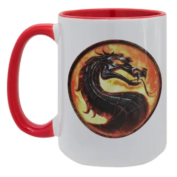 Mortal Kombat, Κούπα Mega 15oz, κεραμική Κόκκινη, 450ml