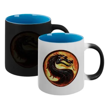 Mortal Kombat, Κούπα Μαγική εσωτερικό μπλε, κεραμική 330ml που αλλάζει χρώμα με το ζεστό ρόφημα