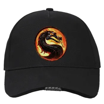 Mortal Kombat, Καπέλο Εργασίας & Δραστηριοτήτων με LED Φως - Ιδανικό για Νύχτα & Χαμηλό Φωτισμό (100% ΒΑΜΒΑΚΕΡΟ, ΕΝΗΛΙΚΩΝ, UNISEX)
