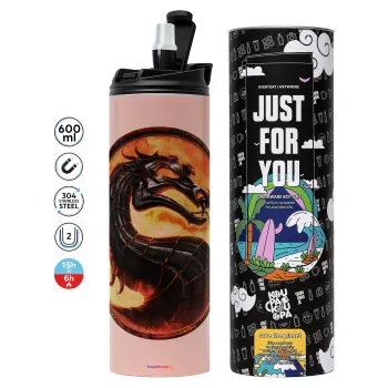 Mortal Kombat, Tumbler stainless steel PINK 600ml