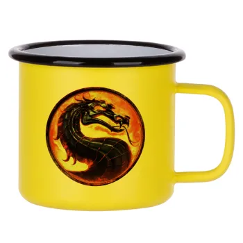 Mortal Kombat, Metallic enamel MATT Yellow cup 360ml