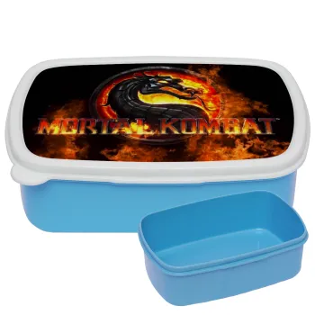 Mortal Kombat, ΜΠΛΕ παιδικό δοχείο φαγητού (lunchbox) πλαστικό (BPA-FREE) Lunch Βox M18 x Π13 x Υ6cm