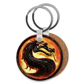 Mortal Kombat, Μπρελόκ Ξύλινο στρογγυλό MDF Φ5cm