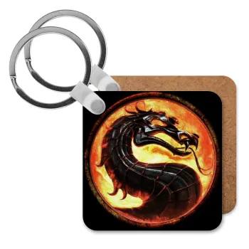 Mortal Kombat, Μπρελόκ Ξύλινο τετράγωνο MDF