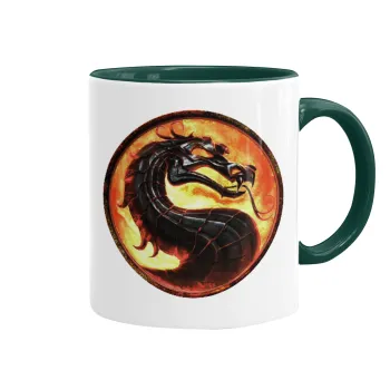 Mortal Kombat, Mug colored green, ceramic, 330ml