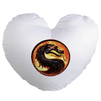 Mortal Kombat, Μαξιλάρι καναπέ καρδιά 40x40cm περιέχεται το  γέμισμα