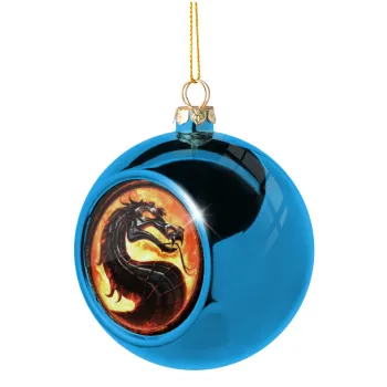 Mortal Kombat, Blue Christmas tree ball ornament 8cm