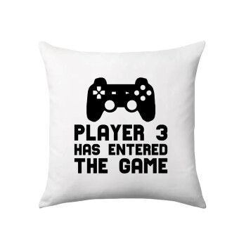 Player 3 has entered the Game, Sofa cushion 40x40cm includes filling