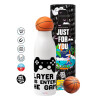 Bascetball Metal mug thermos, double wall, 550ml