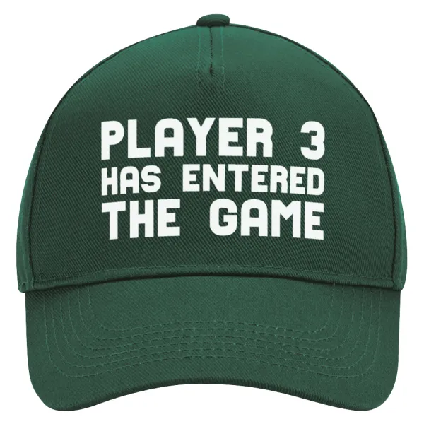 Player 3 has entered the Game — Καπέλο Ενηλίκων Ultimate ΠΡΑΣΙΝΟ, (100% ΒΑΜΒΑΚΕΡΟ DRILL, ΕΝΗΛΙΚΩΝ, UNISEX, ONE SIZE)