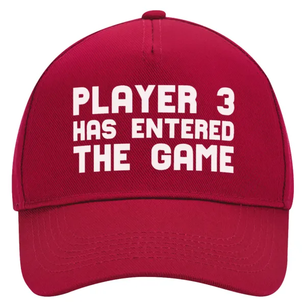 Player 3 has entered the Game — Καπέλο Ενηλίκων Ultimate ΚΟΚΚΙΝΟ, (100% ΒΑΜΒΑΚΕΡΟ DRILL, ΕΝΗΛΙΚΩΝ, UNISEX, ONE SIZE)