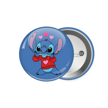 Stitch heart, Κονκάρδα παραμάνα 7.5cm