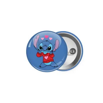 Stitch heart, Κονκάρδα παραμάνα 5cm