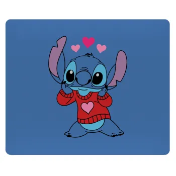 Stitch heart, Mousepad rect 23x19cm