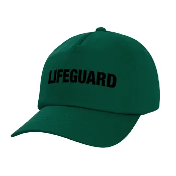 Lifeguard, Twill Καπέλο παιδικό Bottle Green (100% ΒΑΜΒΑΚΕΡΟ, ΠΑΙΔΙΚΟ, UNISEX)