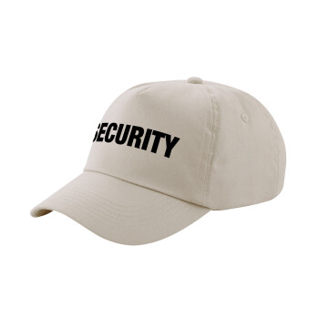 Security, SAND Adult Cap Cotton (UNISEX, ONE SIZE)