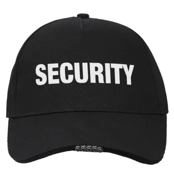 Security, Καπέλο Εργασίας & Δραστηριοτήτων με LED Φως - Ιδανικό για Νύχτα & Χαμηλό Φωτισμό (100% ΒΑΜΒΑΚΕΡΟ, ΕΝΗΛΙΚΩΝ, UNISEX)
