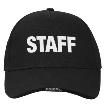 Staff, Work & Activity LED Light Cap – Perfect for Night & Low Light Conditions (100% COTTON, ADULT, UNISEX)