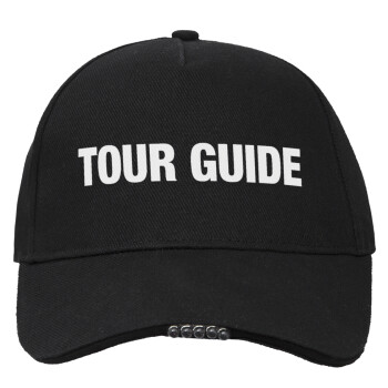 Tour Guide, Work & Activity LED Light Cap – Perfect for Night & Low Light Conditions (100% COTTON, ADULT, UNISEX)