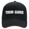 DRILL Adult Ultimate Hat BLACK/RED, (100% COTTON, ADULT, UNISEX, ONE SIZE)