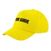 Καπέλο παιδικό Baseball, 100% Βαμβακερό Twill, Κίτρινο (ΒΑΜΒΑΚΕΡΟ, ΠΑΙΔΙΚΟ, UNISEX, ONE SIZE)