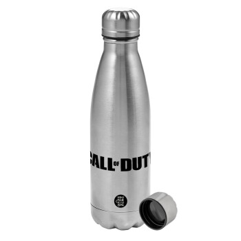 Call of Duty, Metallic water bottle, stainless steel, 750ml
