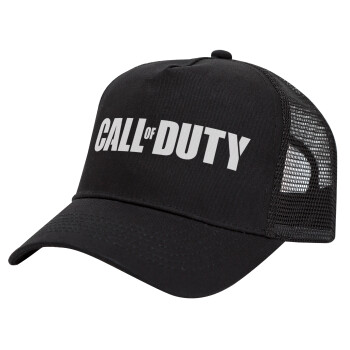 Call of Duty, Trucker Hat with Mesh, Black, (COTTON, KIDS, UNISEX, ONE SIZE)