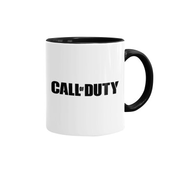 Call of Duty, Κούπα χρωματιστή μαύρη, κεραμική, 330ml