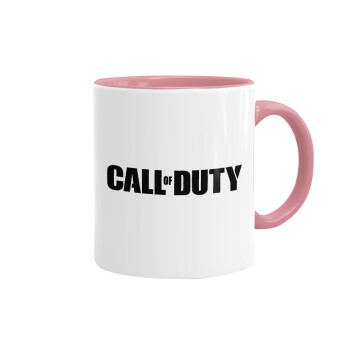 Call of Duty, Κούπα χρωματιστή ροζ, κεραμική, 330ml