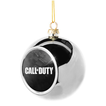 Call of Duty, Χριστουγεννιάτικη μπάλα δένδρου Ασημένια 8cm