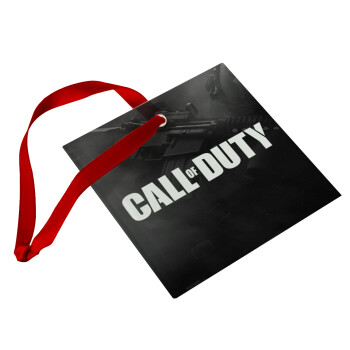 Call of Duty, Χριστουγεννιάτικο στολίδι γυάλινο τετράγωνο 9x9cm