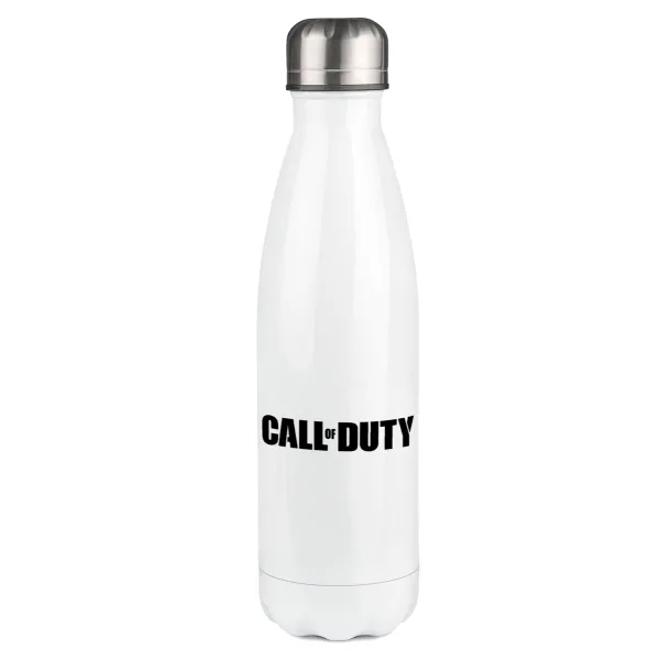 Call of Duty — Μεταλλικό παγούρι θερμός Λευκό (Stainless steel), διπλού τοιχώματος, 500ml